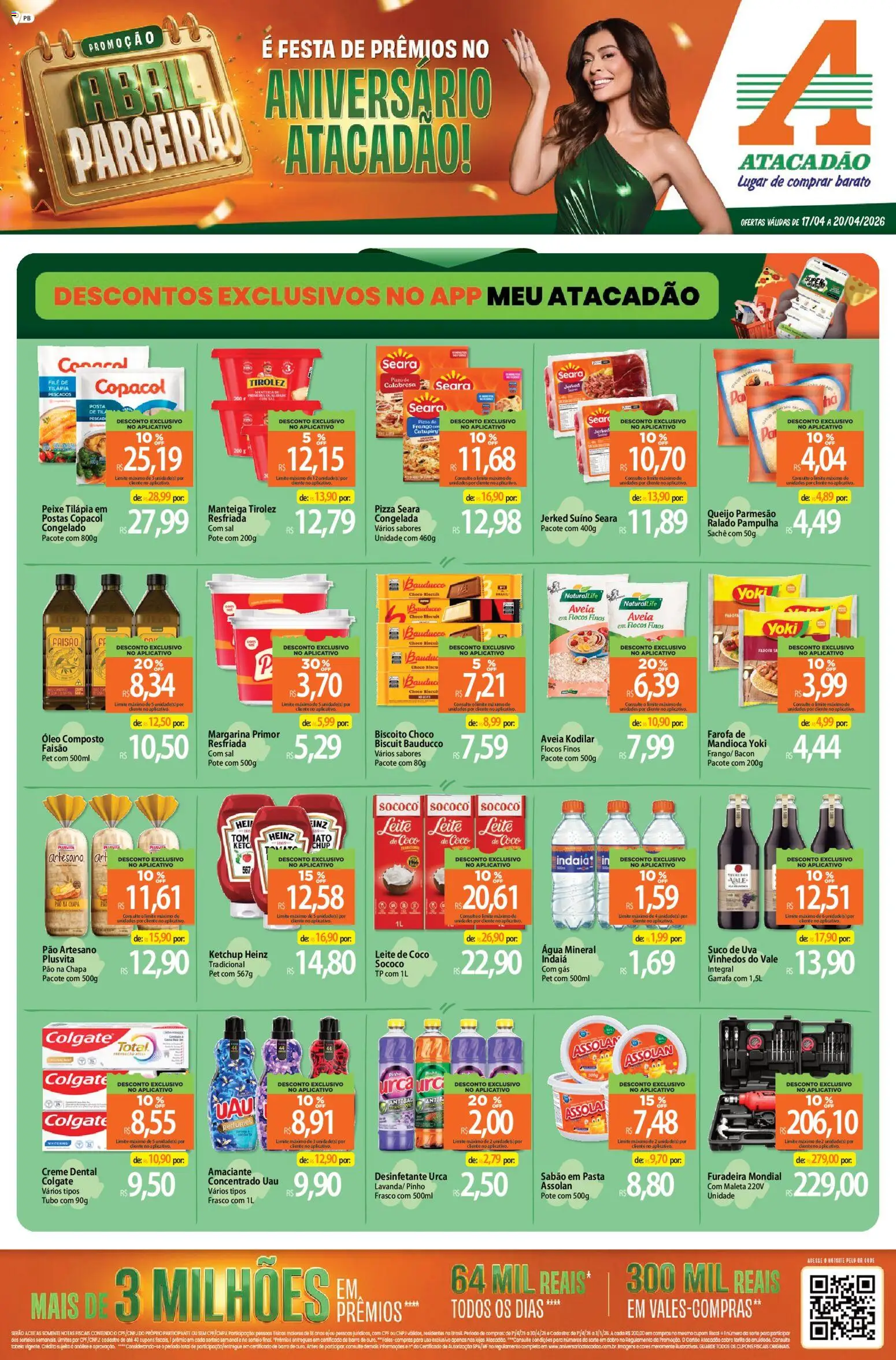 Pré-Visualização do folheto "Atacadão ofertas - PB" da loja Atacadão válido a partir de 17/04/2026