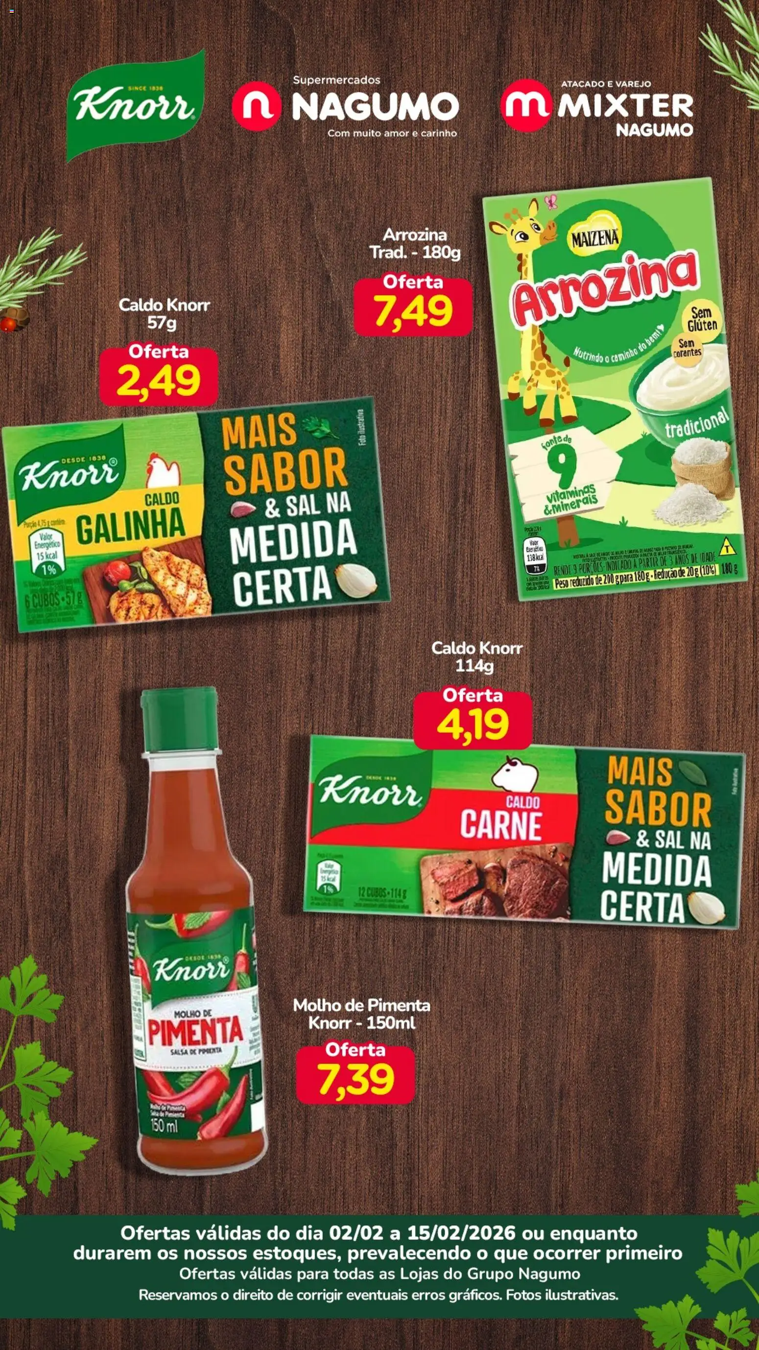 Pré-Visualização do folheto "Ofertas Knorr" da loja Nagumo válido a partir de 02/02/2026