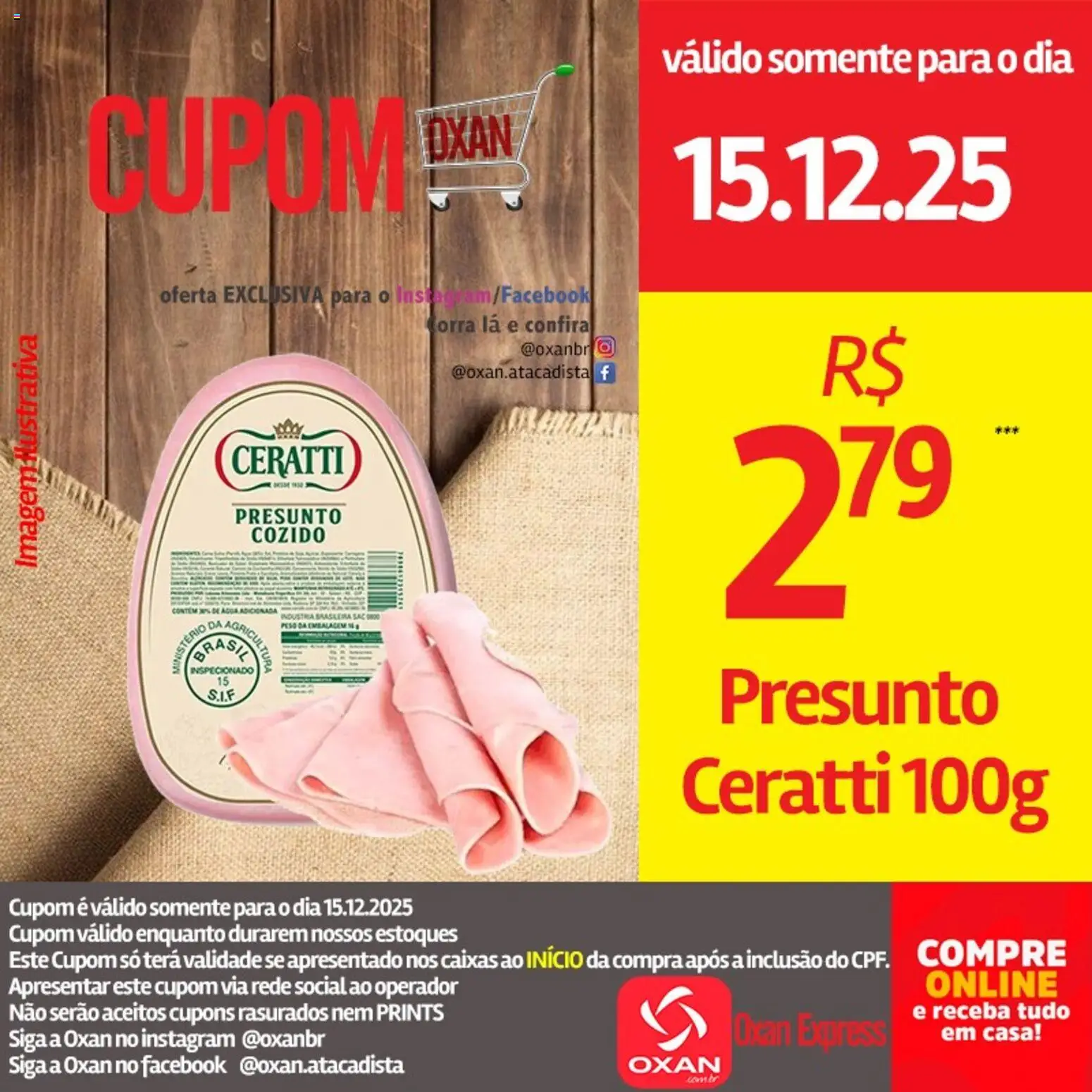 Pré-Visualização do folheto "Ofertas da semana" da loja Oxan Atacadista válido a partir de 15/12/2025