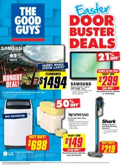 Preview of catalogue The Good Guys catalogue from shop The Good Guys valid 29/03/2026