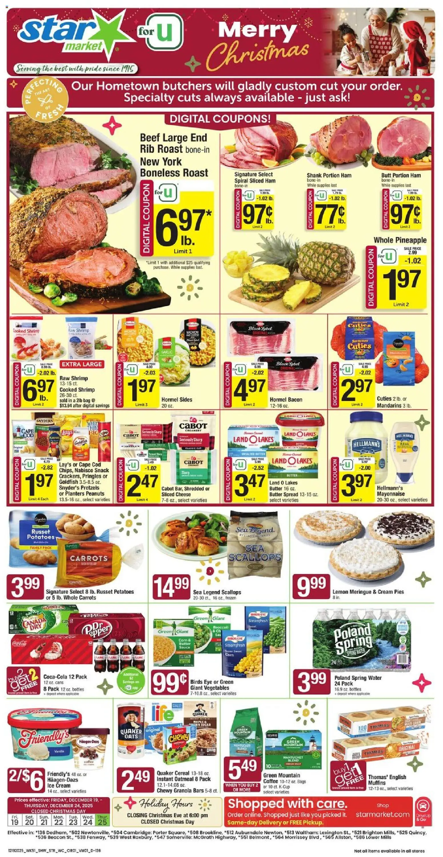 Ad Preview of Star Market Weekly Ad from 12/19/2025