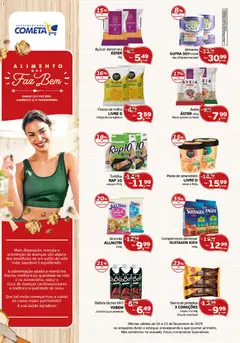 Pré-Visualização do folheto "Ofertas Alimento Que Faz Bem" da loja Cometa Supermercados válido a partir de 03/11/2025 | Página: 1