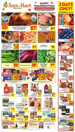 Ad Preview of Save Mart Weekly Ad from 11/19/2025 | Page: 1