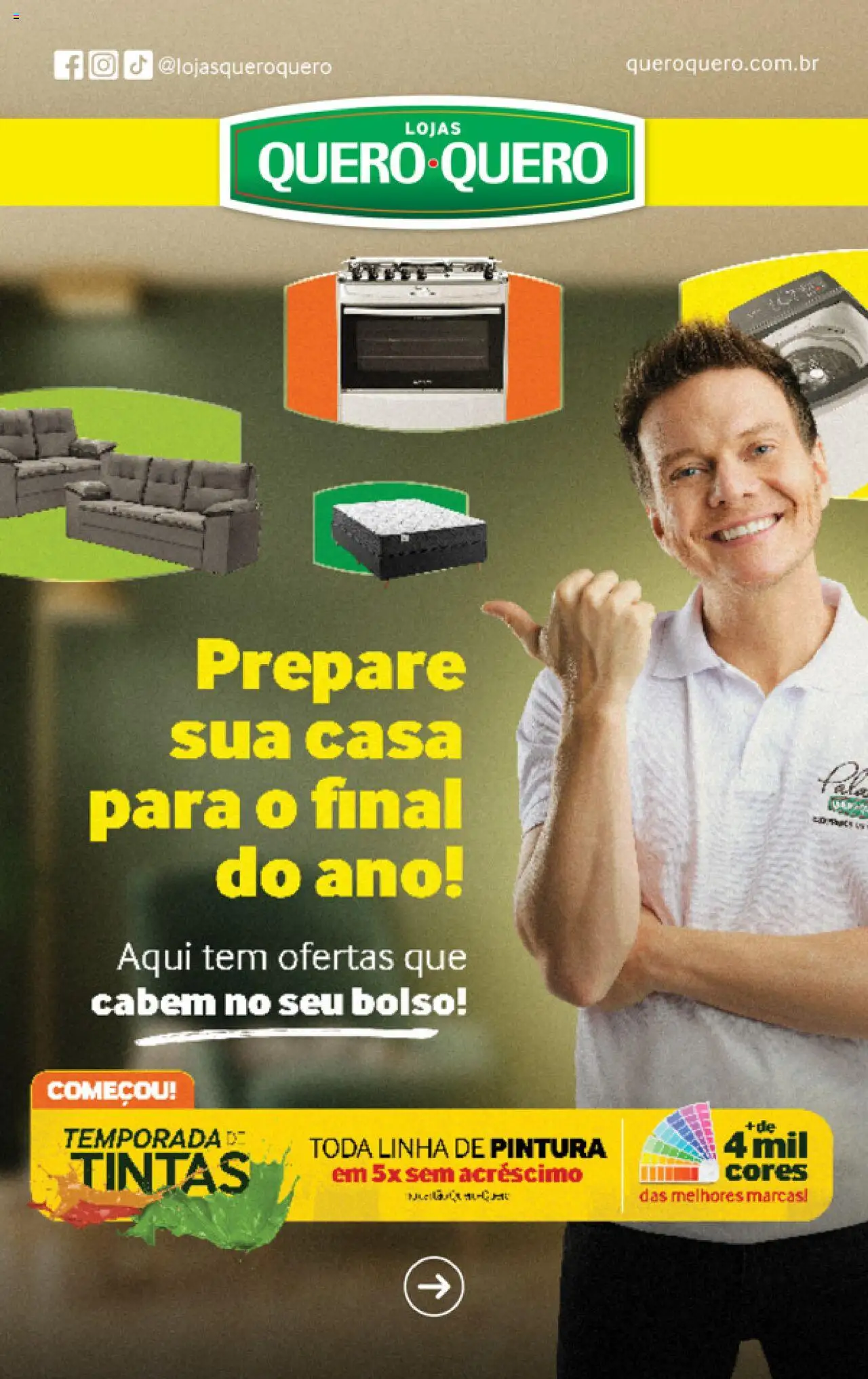 Lojas Quero-Quero folheto "Ofertas atuais" válido a partir de 14/10/2025 - número de página 1