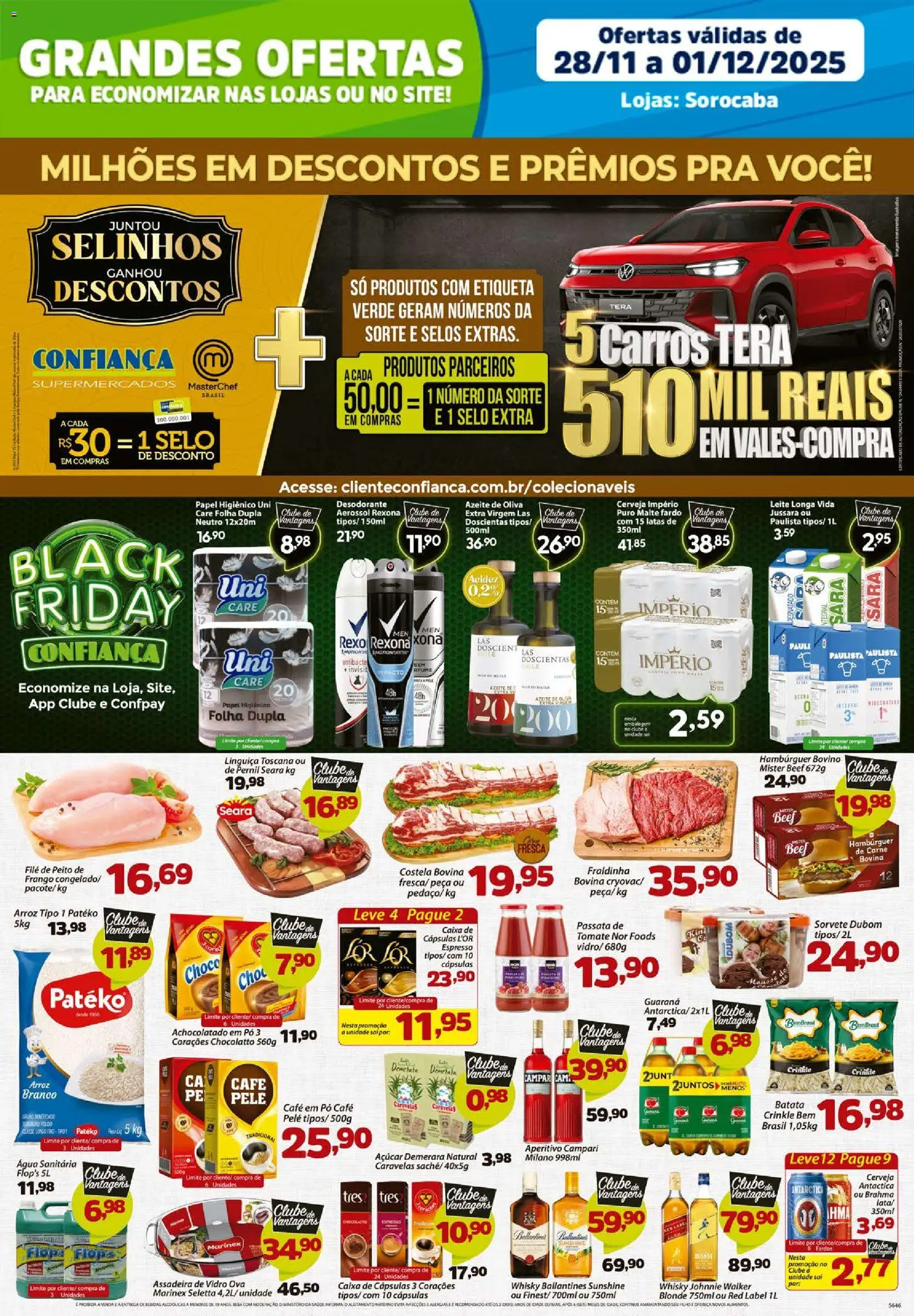 Pré-Visualização do folheto "Black Friday" da loja Confiança válido a partir de 28/11/2025