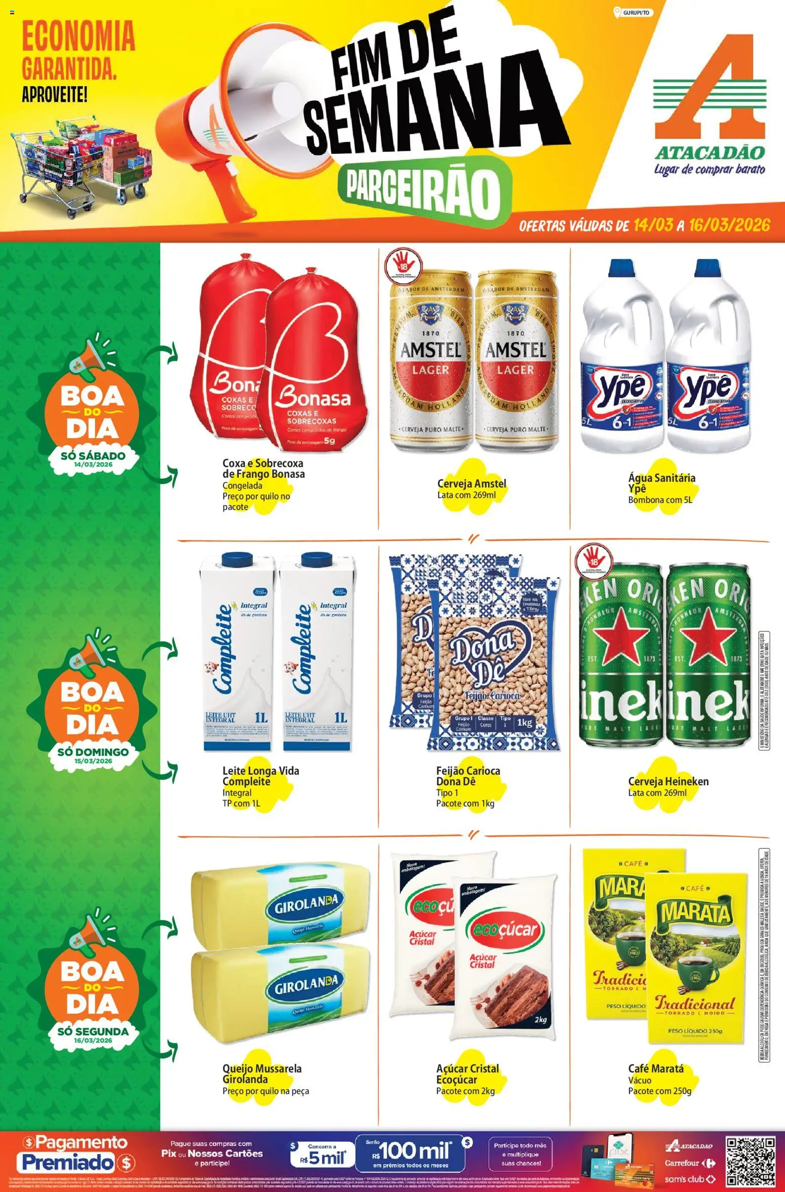 Pré-Visualização do folheto "Atacadão ofertas - TO" da loja Atacadão válido a partir de 14/03/2026