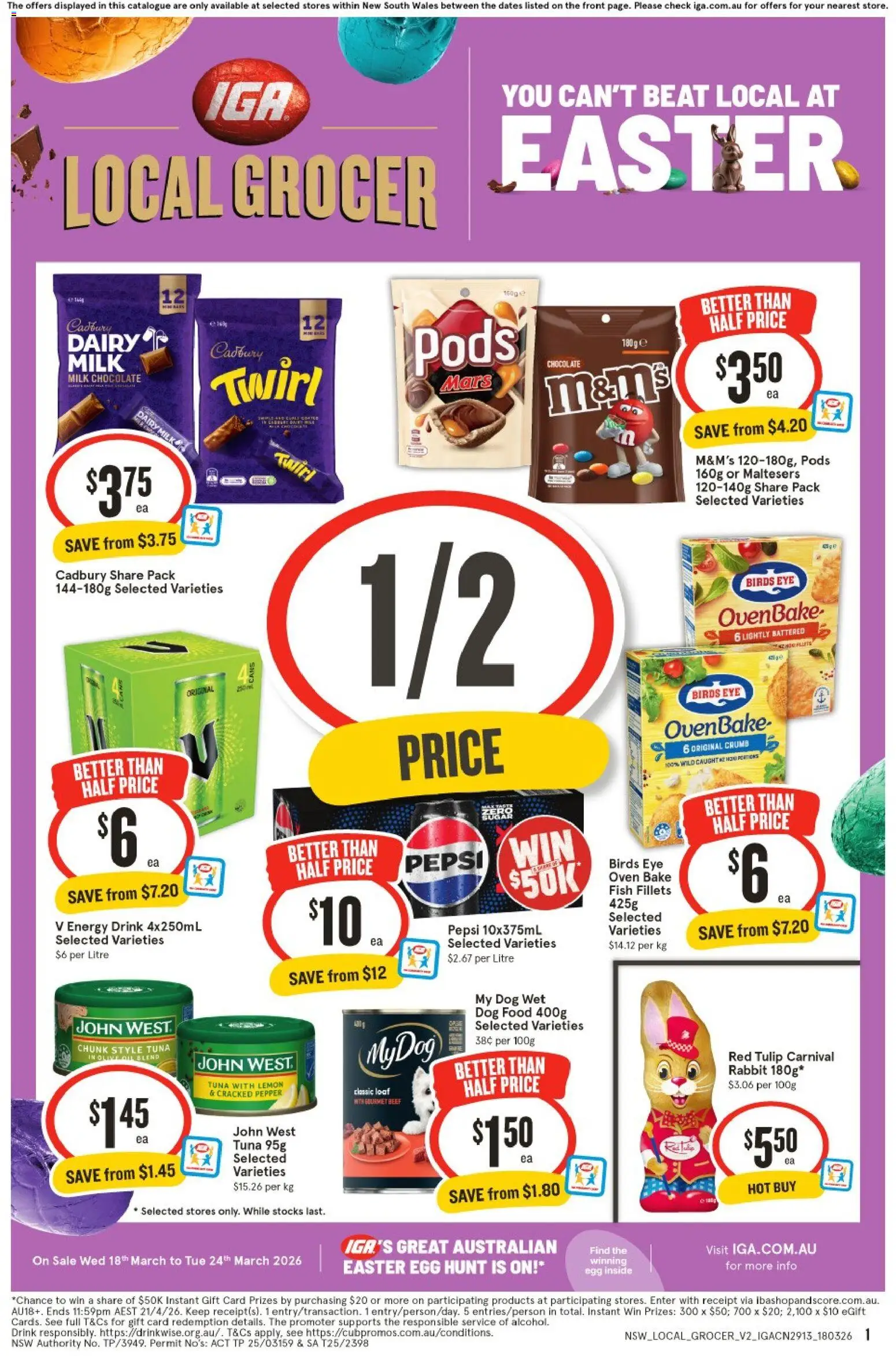 Preview of catalogue IGA Local Grocer NSW from shop IGA valid 18/03/2026
