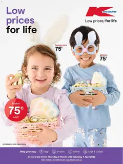 Preview of catalogue Easter from shop Kmart valid 04/03/2026