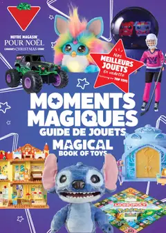 Preview of leaflet Moments magiques guide de jouets from shop Canadian Tire is valid from Oct 02, 2025