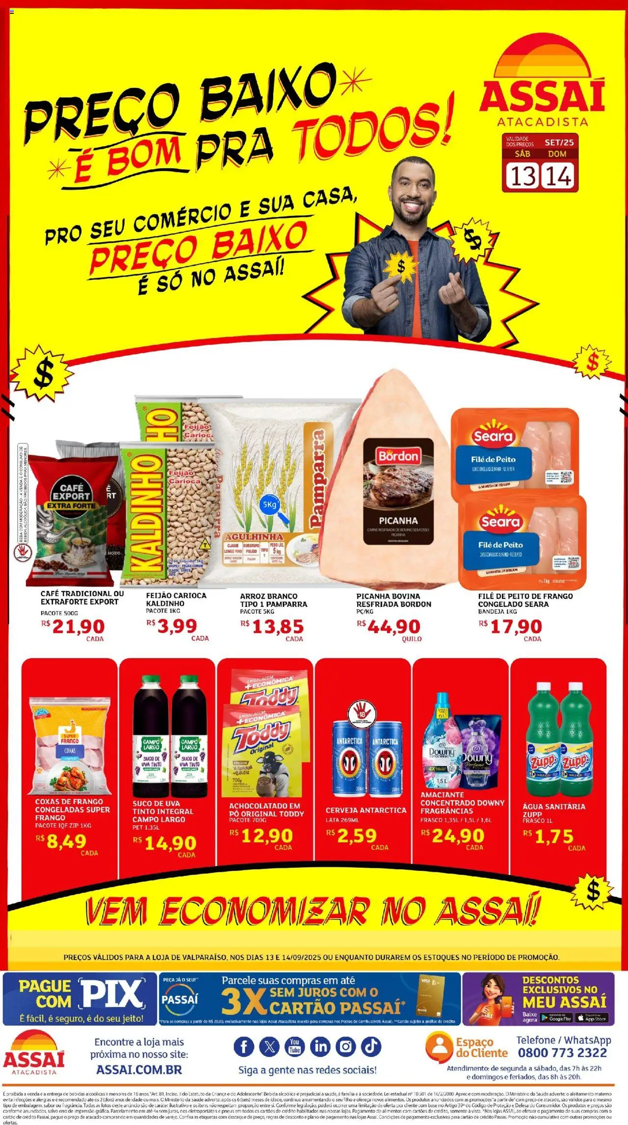 Assaí Atacadista folheto "Encarte - GO" válido a partir de 13/09/2025 - número de página 1