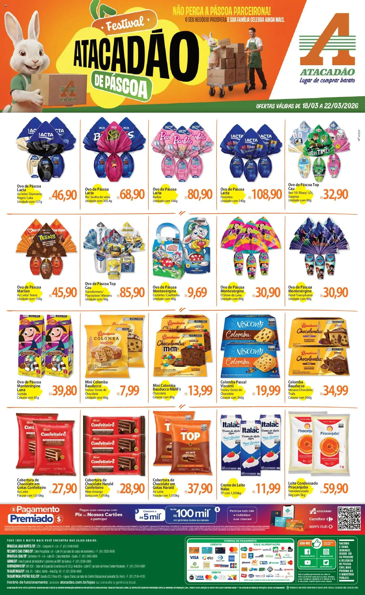 Pré-Visualização do folheto "Atacadão ofertas - DF" da loja Atacadão válido a partir de 18/03/2026