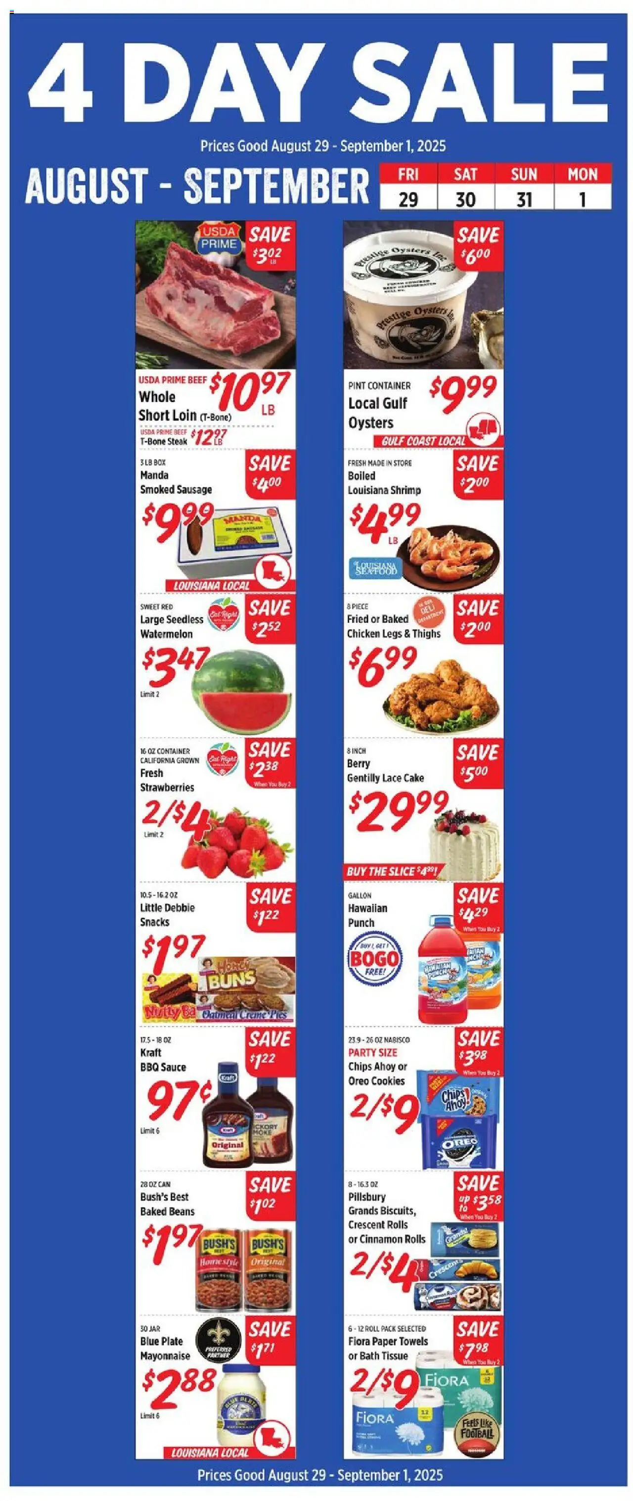Rouses Weekly Ad from 08/27/2025 - Flyer - Page number 1