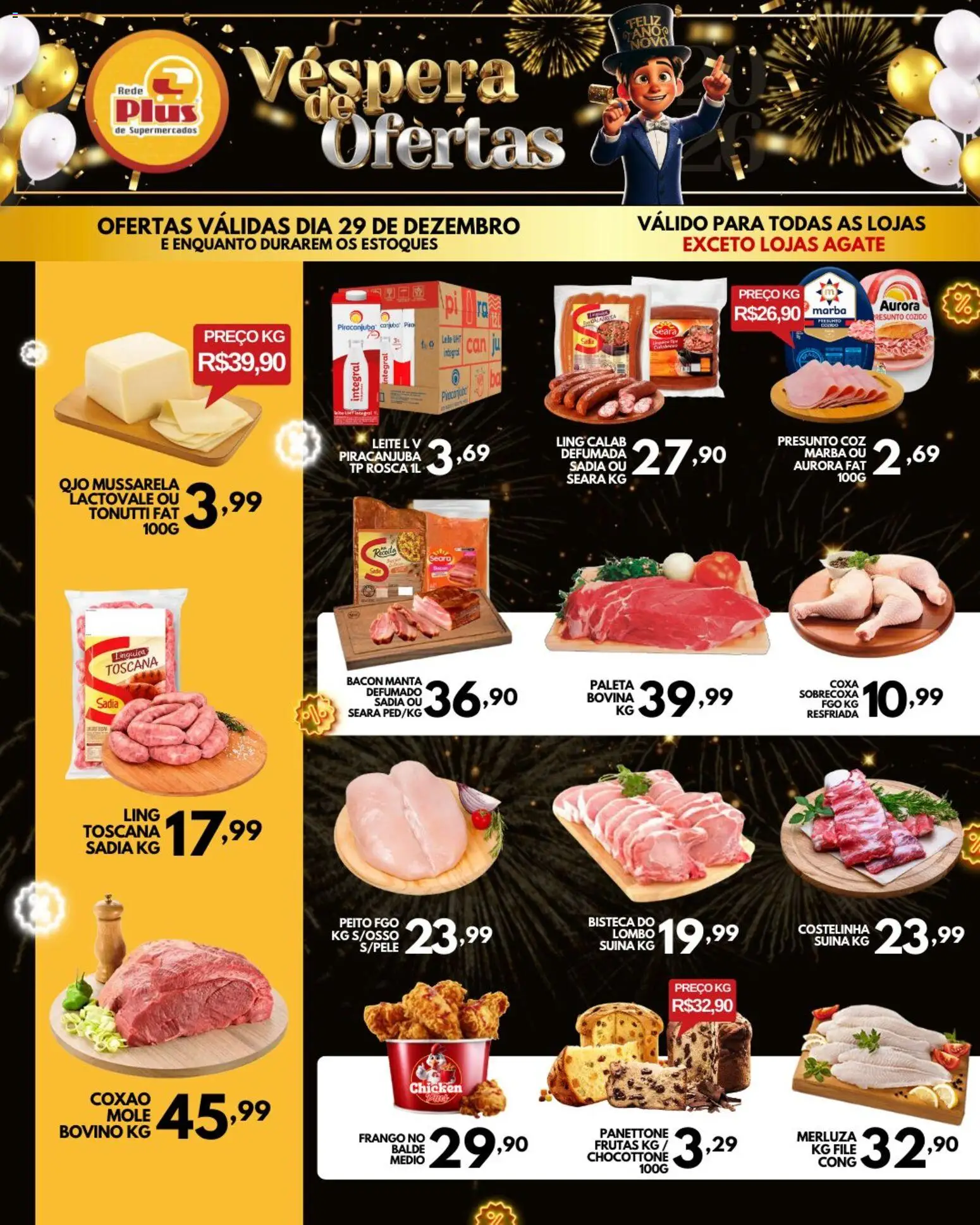 Pré-Visualização do folheto "Ofertas da semana" da loja Rede Plus Supermercados válido a partir de 29/12/2025