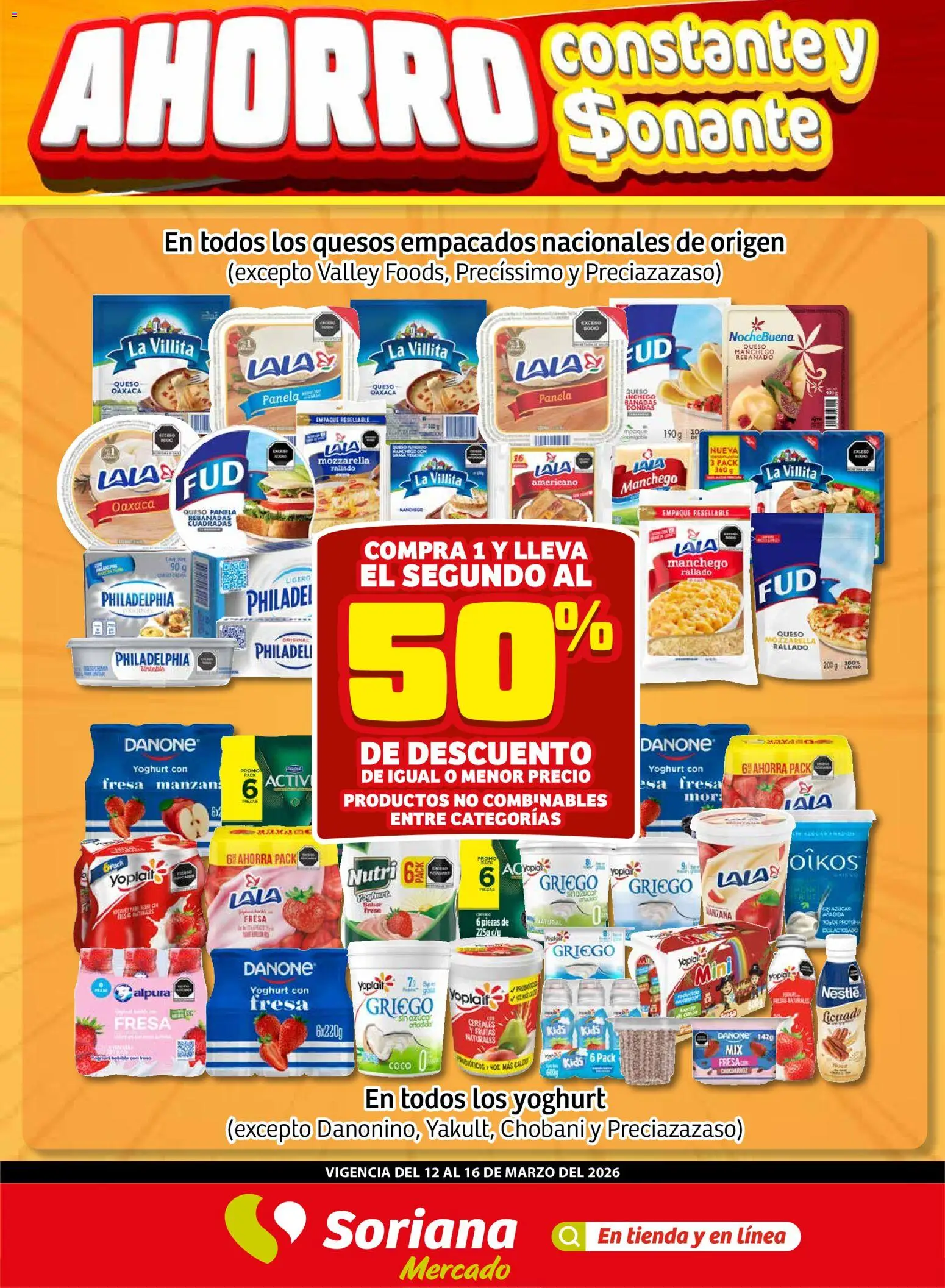 Vista previa las ofertas de la tienda Soriana - Soriana Fin de Semana Mercado: Tamaulipas desde el 12/03/2026 