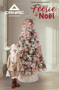 Un aperçu du dépliant Féérie de Noël du magasin Canac est valide à partir 23 oct. 2025