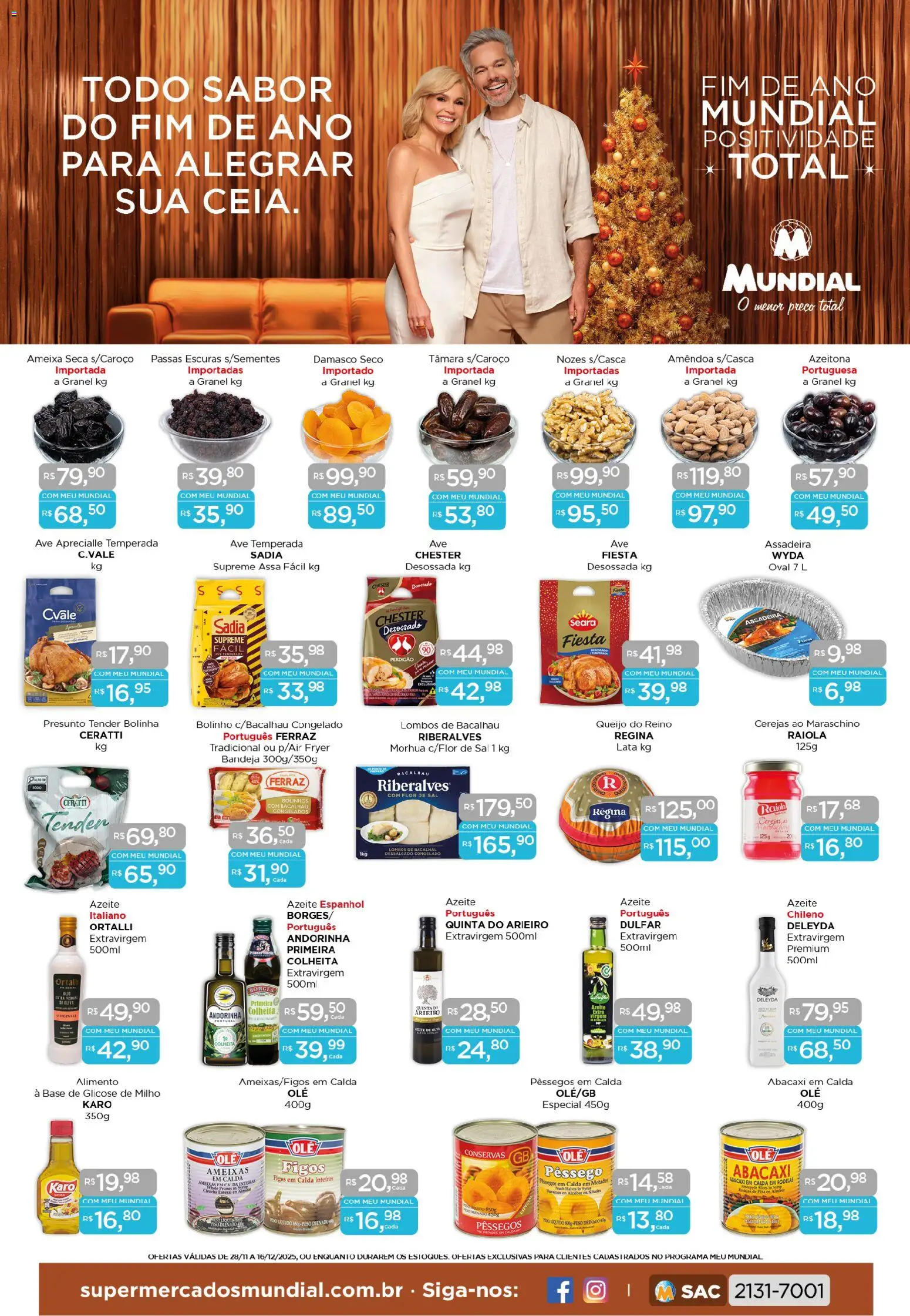 Pré-Visualização do folheto "Encarte" da loja Mundial válido a partir de 28/11/2025