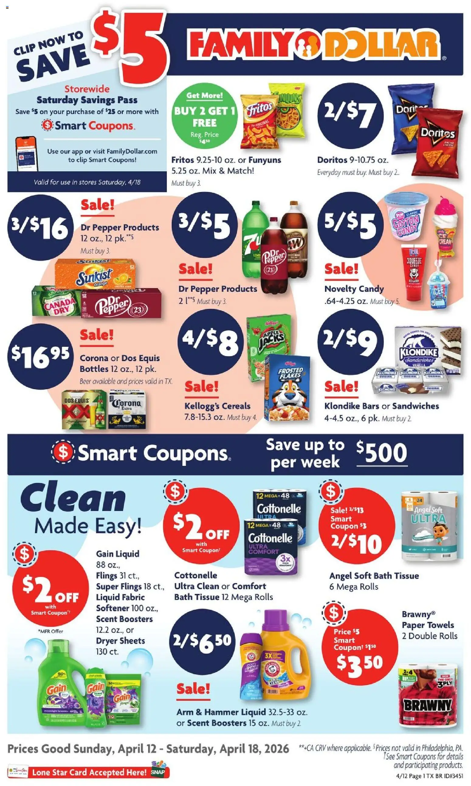 Ad Preview of Family Dollar Family Dollar Weekly Ad from 04/12/2026