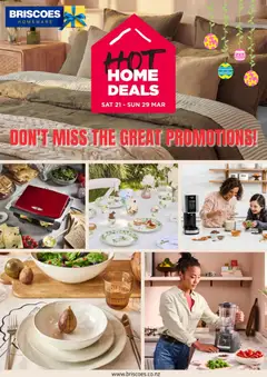 Preview of catalogue Briscoes catalogue from shop Briscoes valid 21 Mar 2026