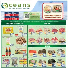 Un aperçu du dépliant Weekly flyer / circulaire du magasin Oceans est valide à partir 30 janv. 2026