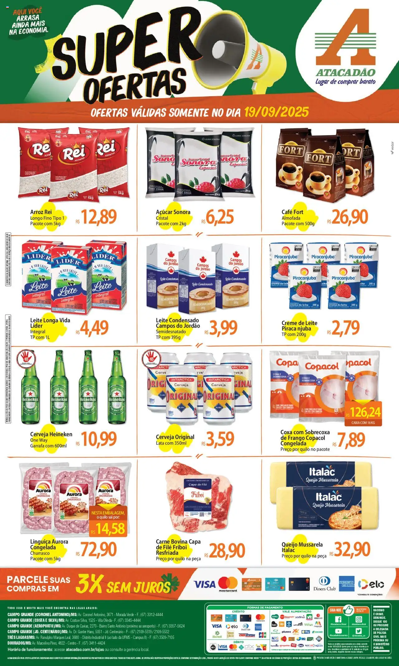 Atacadão folheto "Ofertas - MS" válido a partir de 19/09/2025 - número de página 1
