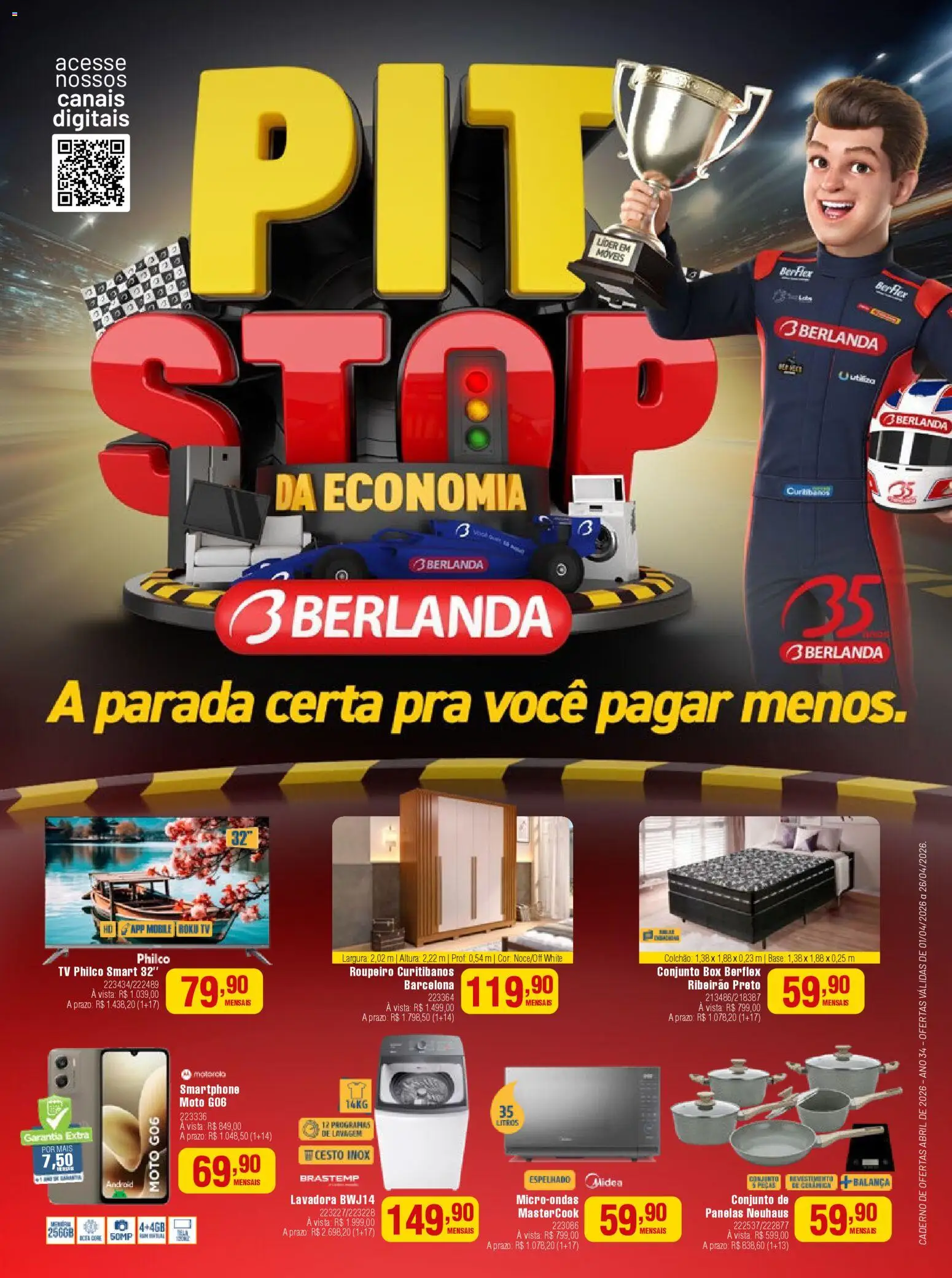 Pré-Visualização do folheto "Berlanda - Ofertas atuais" da loja Berlanda válido a partir de 01/04/2026