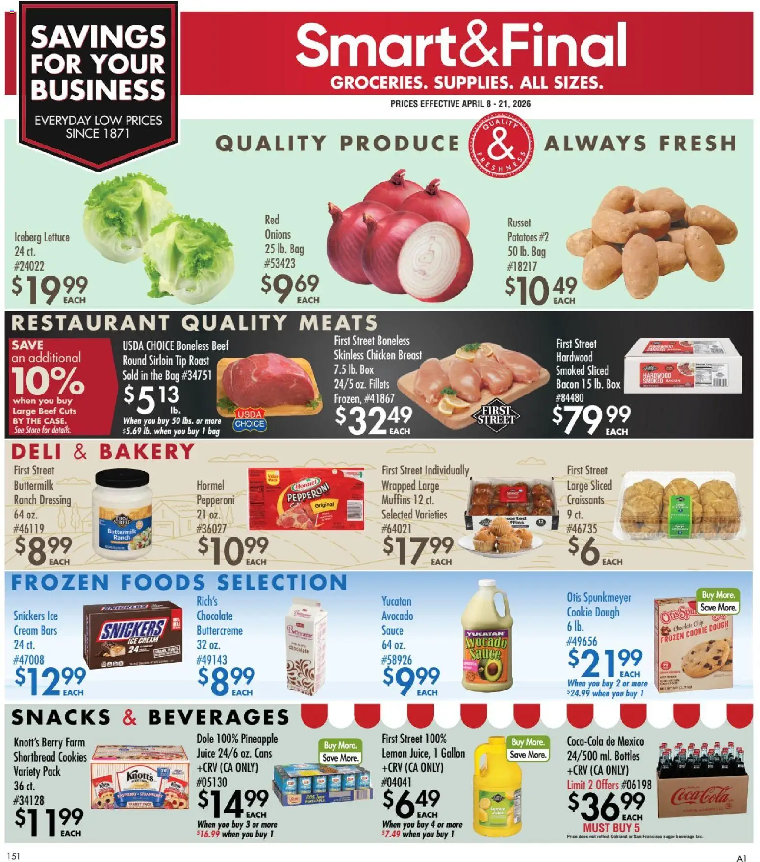 Ad Preview of Smart & Final Smart & Final Business & Club from 04/08/2026