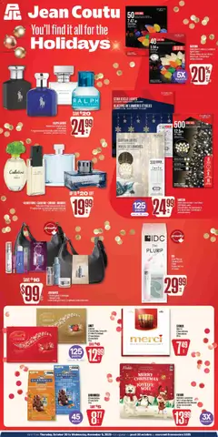 Preview of leaflet Christmas flyer from shop Jean Coutu is valid from Oct 30, 2025