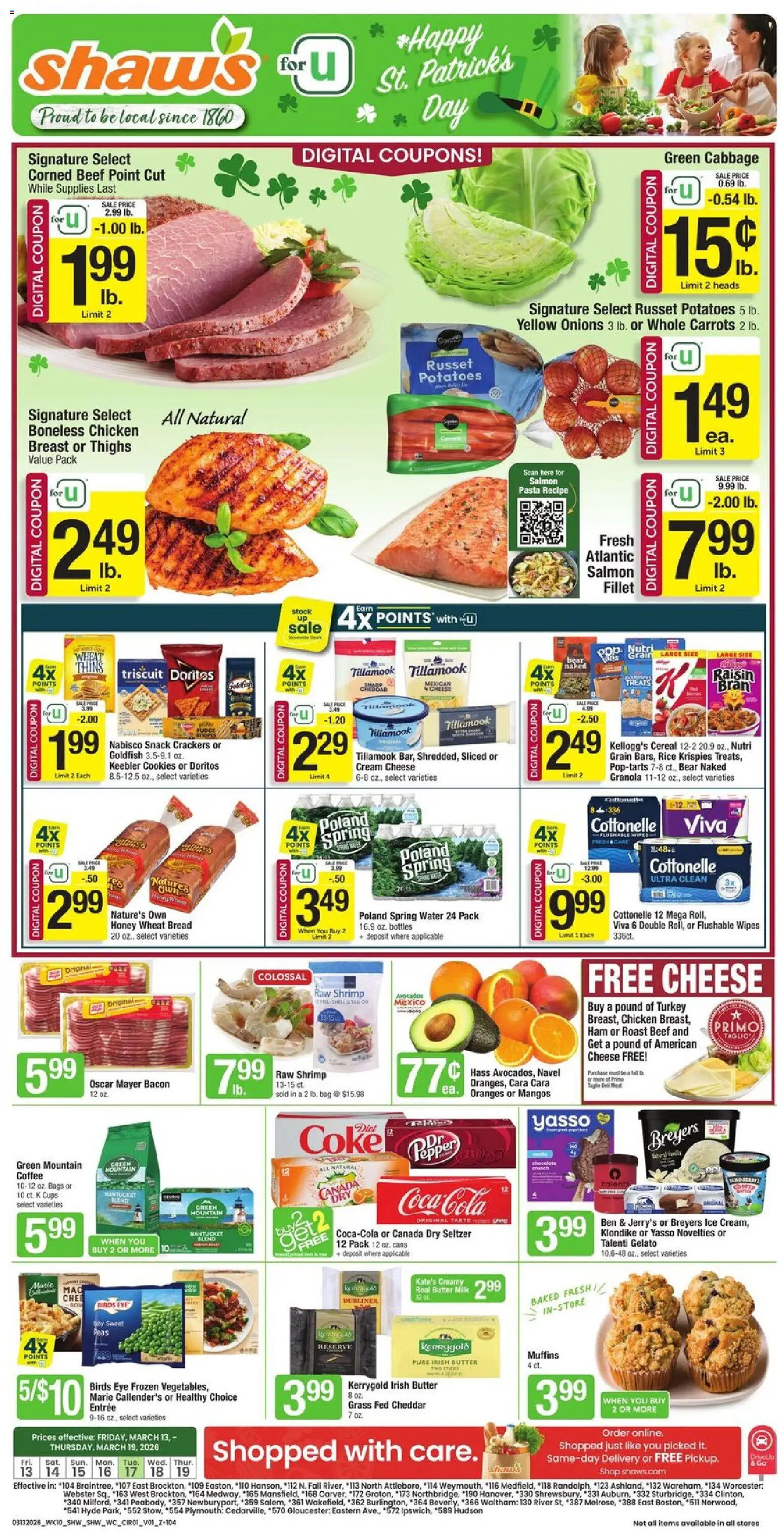 Ad Preview of Shaw's Shaw's Weekly Ad from 03/13/2026