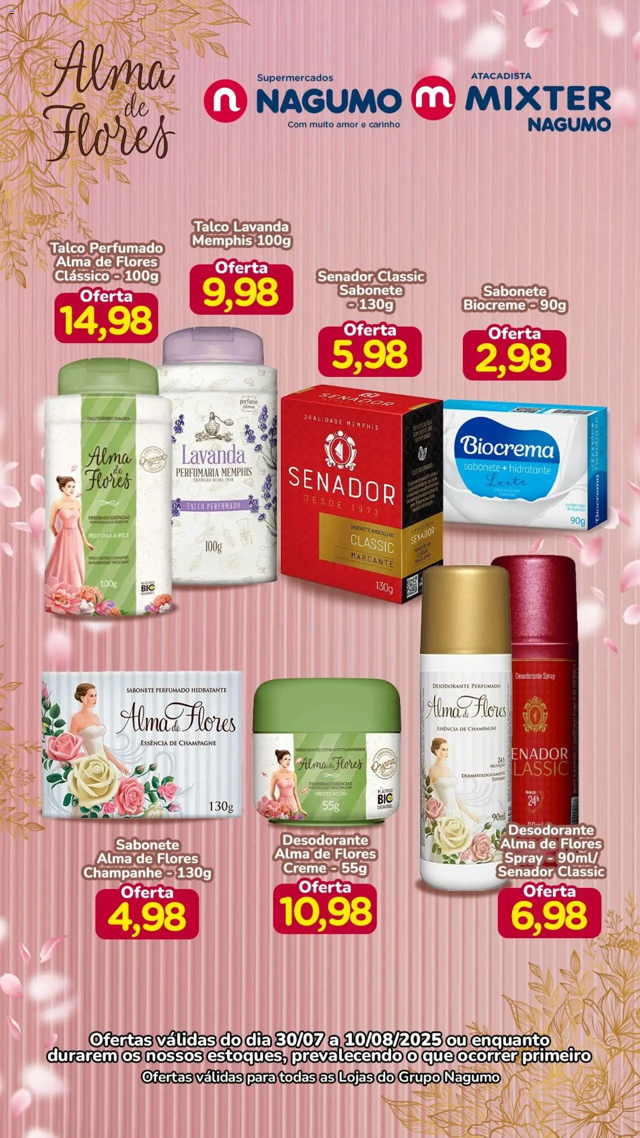 Nagumo folheto "Ofertas Alma de Flores" válido a partir de 30/07/2025 - número de página 1