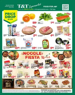 Preview of leaflet Weekly flyer / circulaire from shop T&T Supermarket is valid from Oct 24, 2025