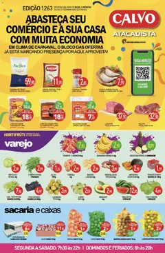 Pré-Visualização do folheto "Ofertas da semana" da loja Calvo Atacadista válido a partir de 02/02/2026