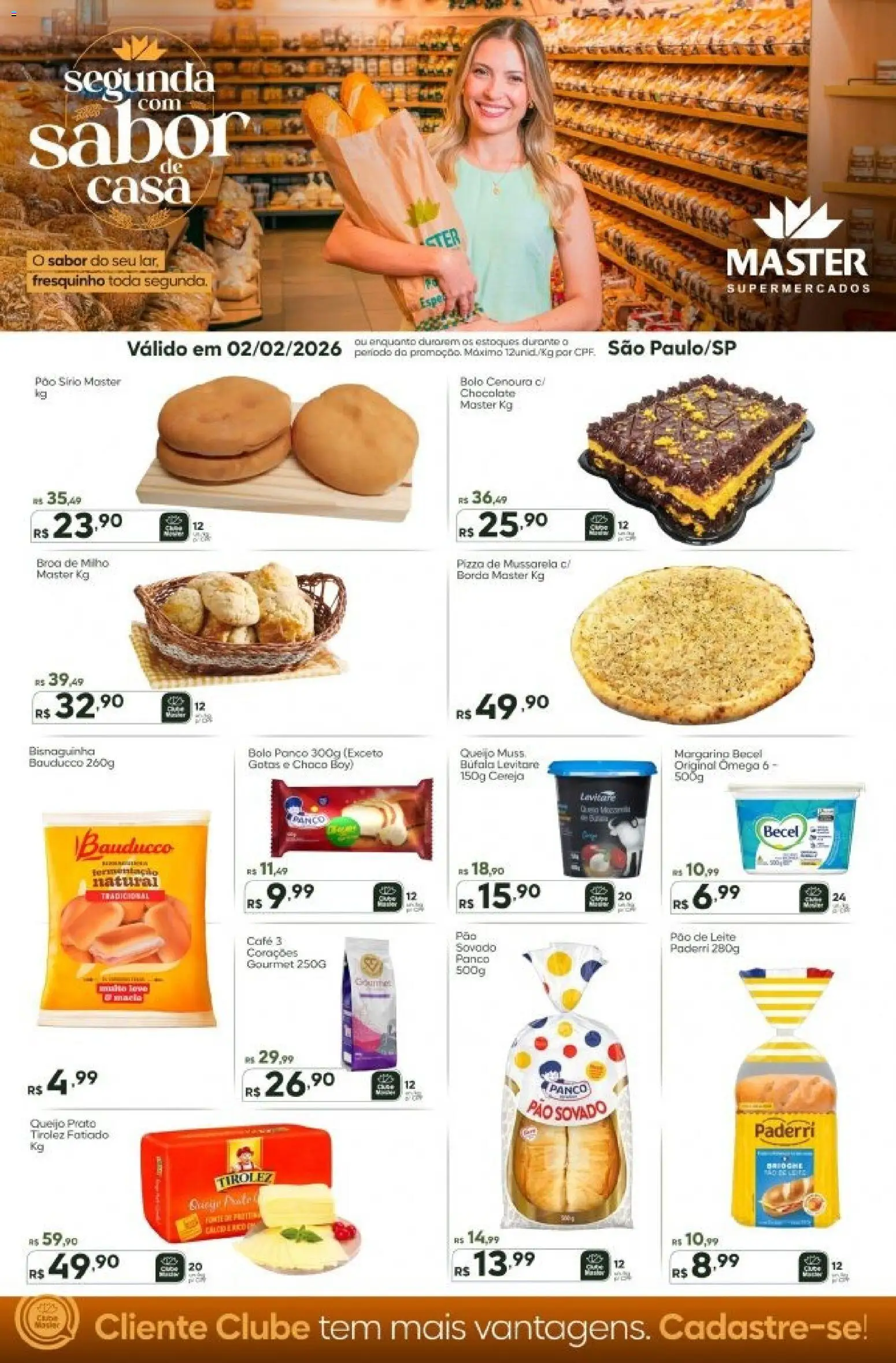 Pré-Visualização do folheto "Ofertas do Dia - SP" da loja Master válido a partir de 02/02/2026