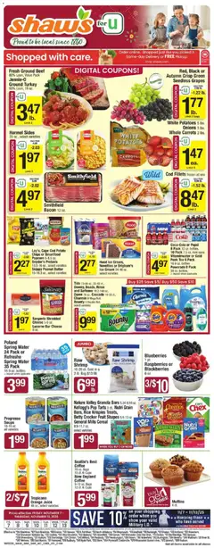 Ad Preview of Shaw's Weekly Ad from 11/07/2025