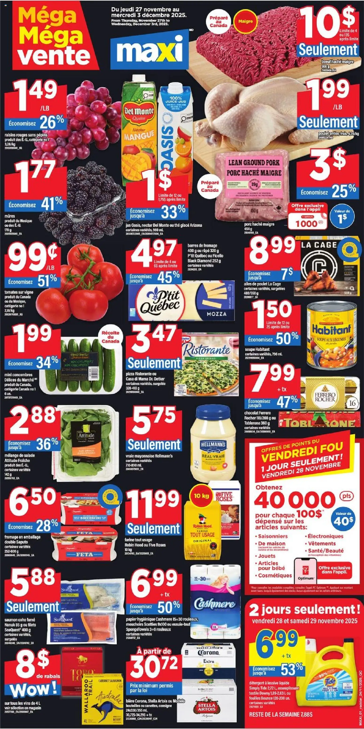 Preview of leaflet Black Friday from shop Maxi is valid from Nov 27, 2025