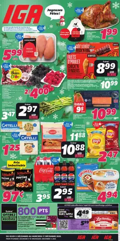 Un aperçu du dépliant Quebec du magasin IGA est valide à partir 11 déc. 2025