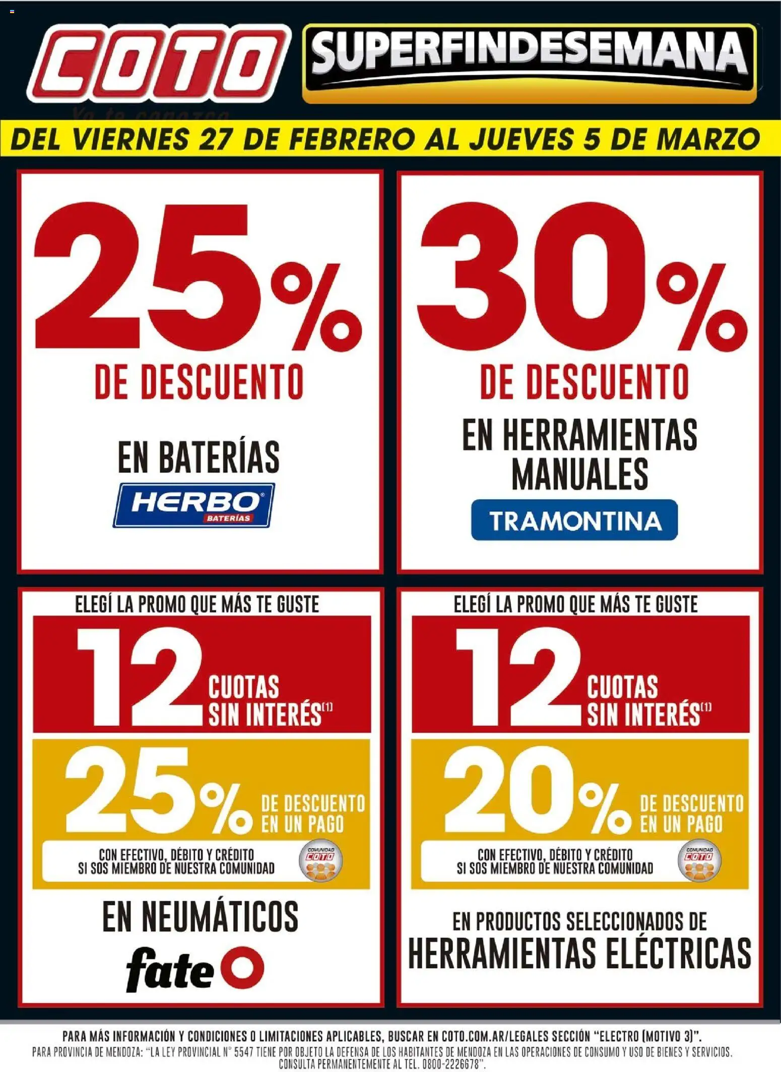 Vista previa del folleto de la tienda Coto válido desde el 27/02/2026 