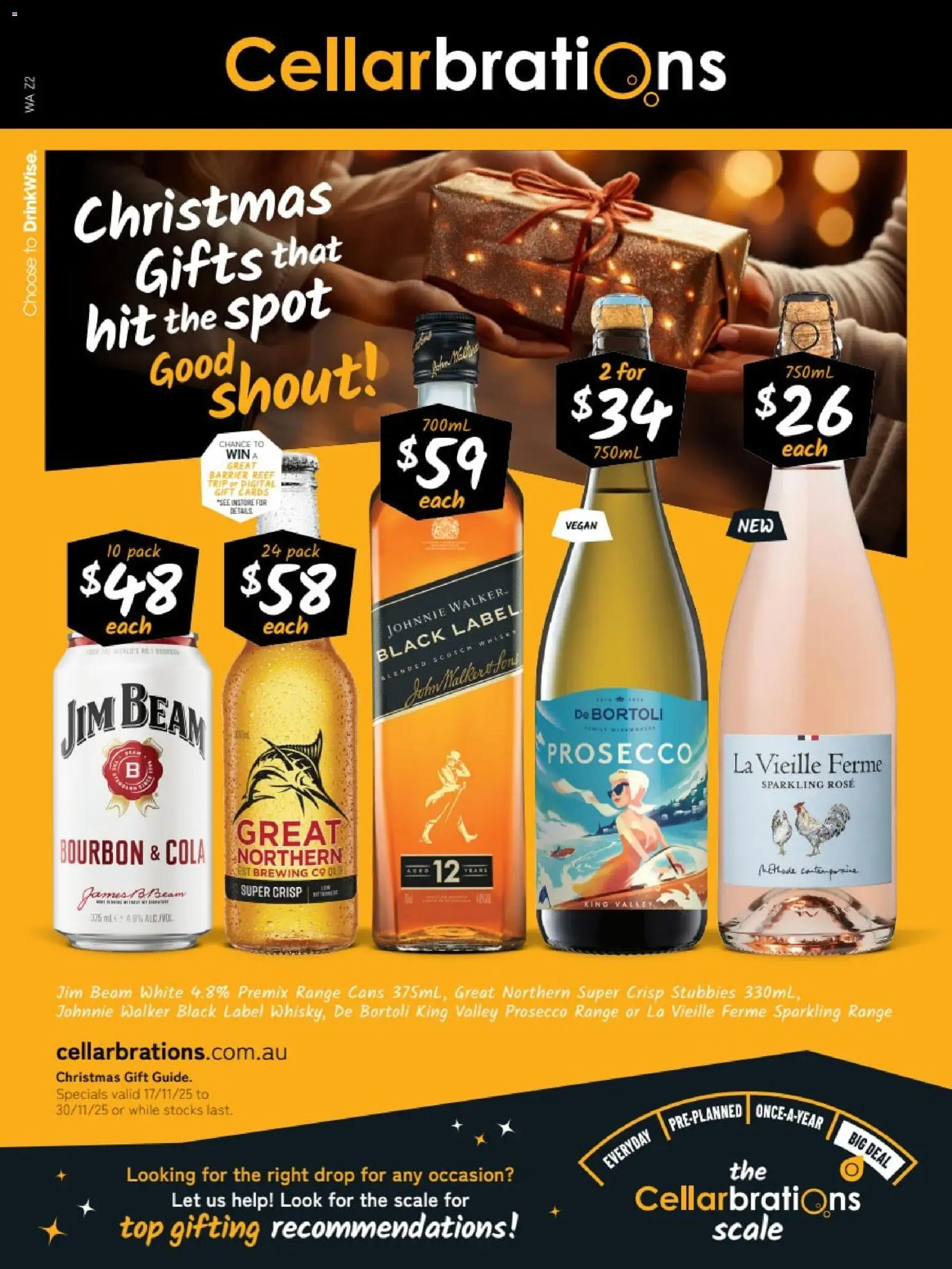 Preview of catalogue Catalogue Albany, Australind, Boddington from shop Cellarbrations valid 17/11/2025