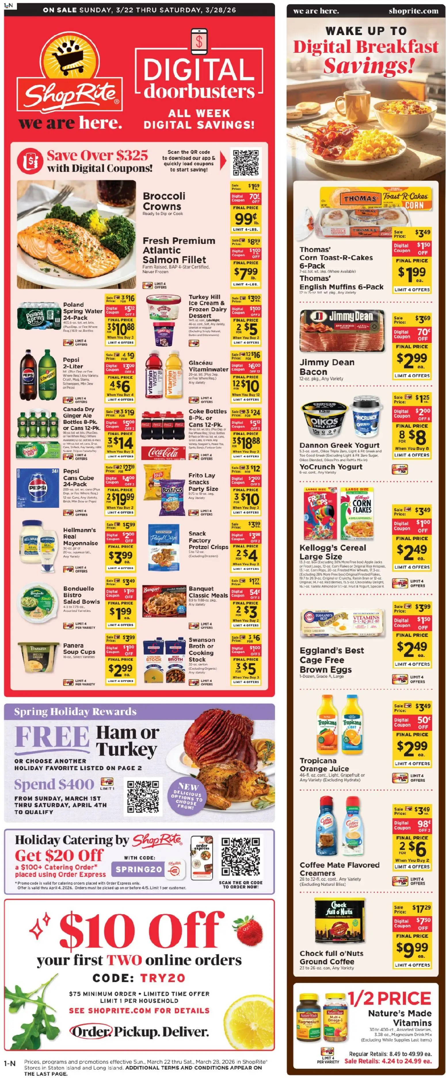 Ad Preview of ShopRite ShopRite Weekly Ad 2 from 03/22/2026
