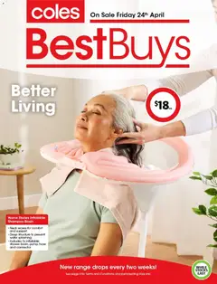 Preview of catalogue Coles Best Buys - Better Living from shop Coles valid 24/04/2026