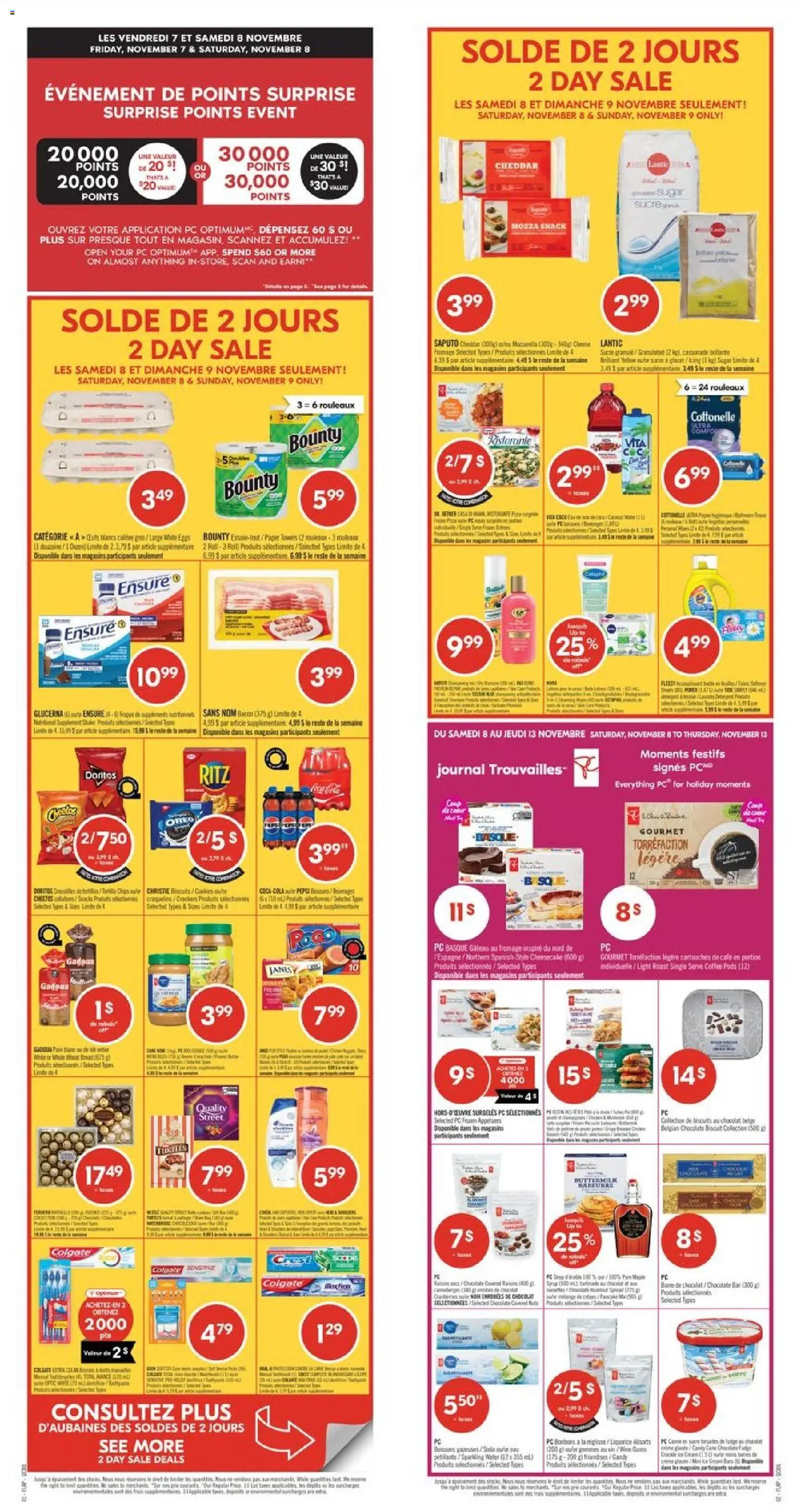 Preview of leaflet Weekly flyer / circulaire from shop Pharmaprix is valid from Nov 08, 2025