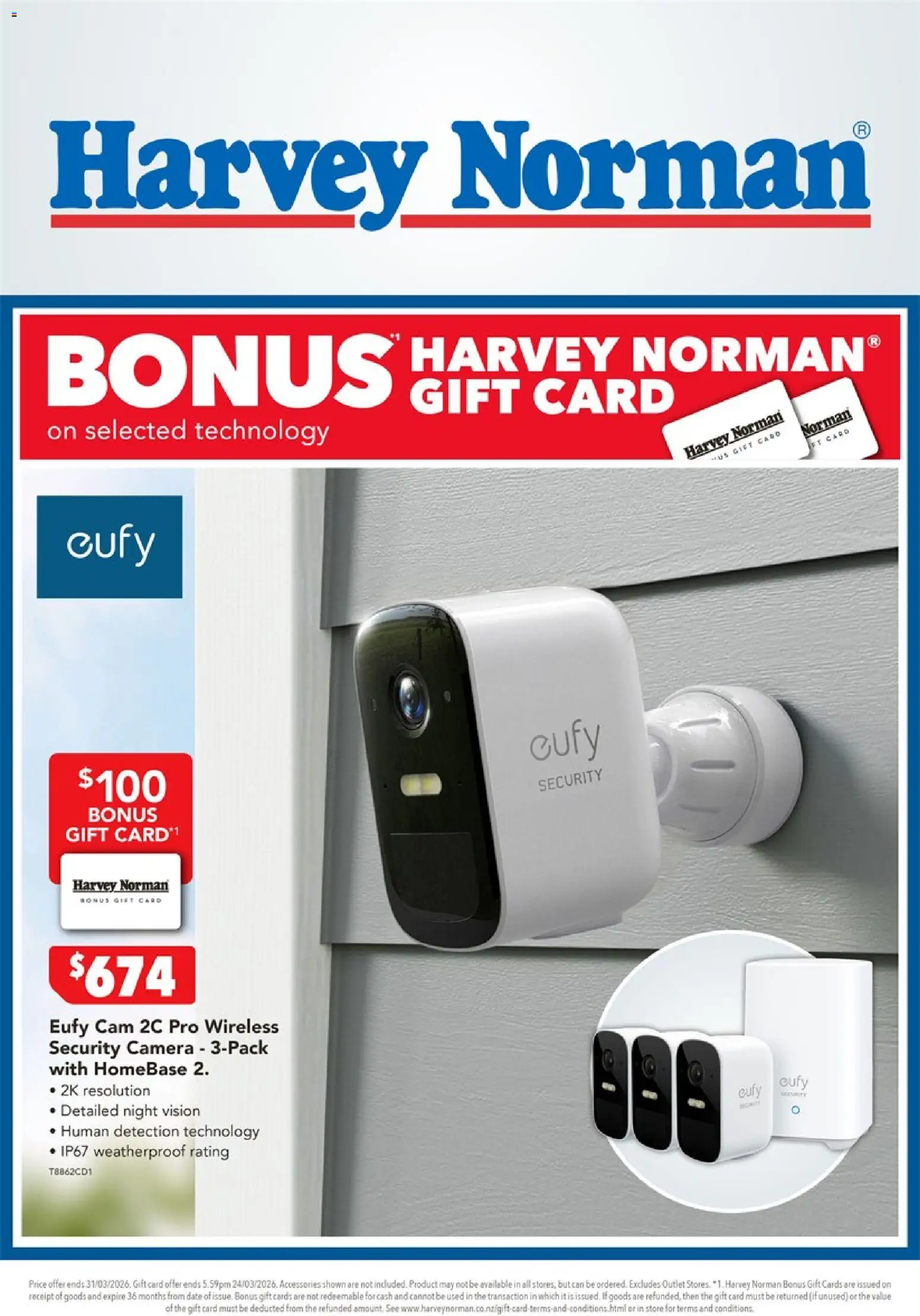 Preview of catalogue Harvey Norman Great Deals on Security, Music Tech & Watches from shop Harvey Norman valid 22 Mar 2026