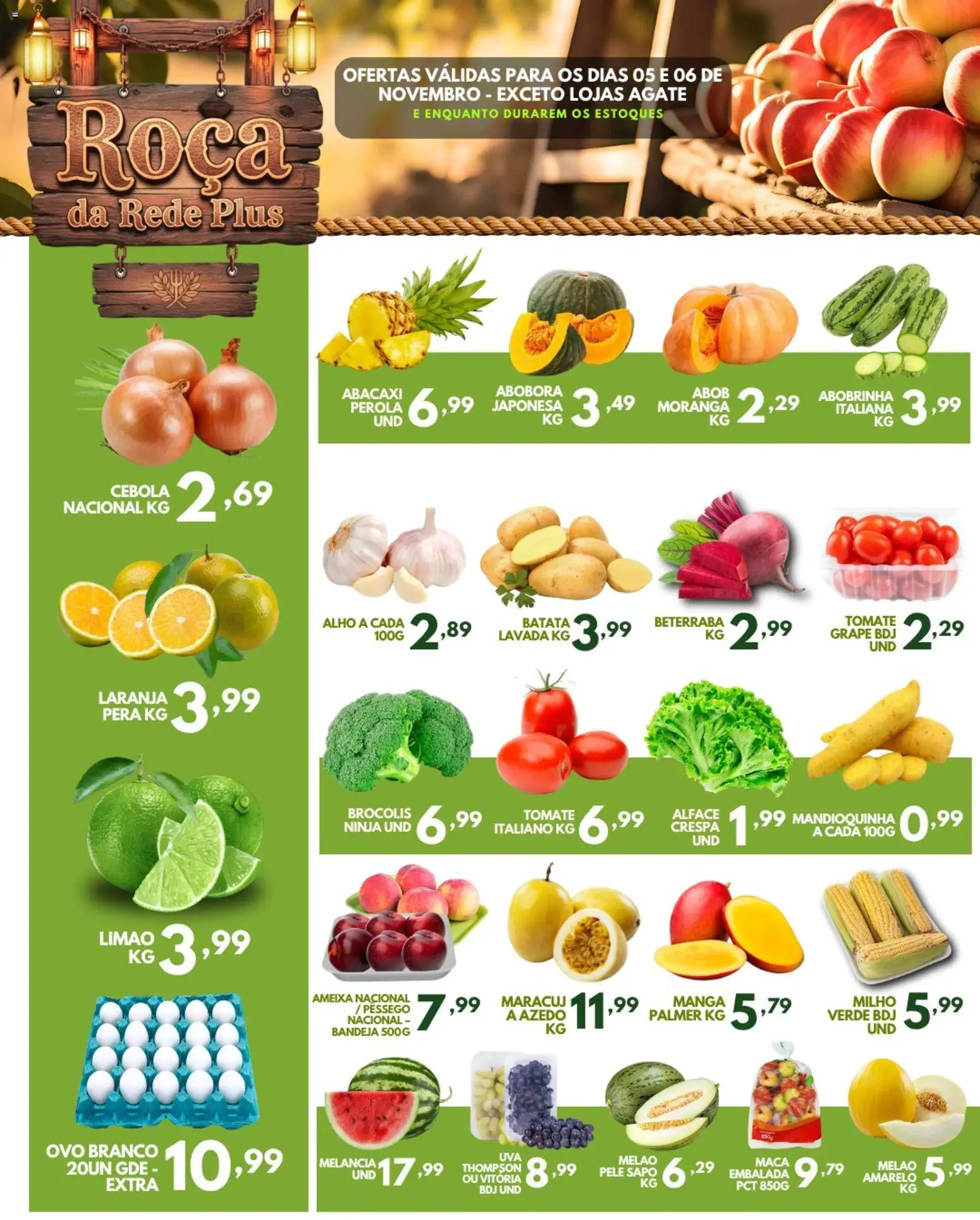 Pré-Visualização do folheto "Ofertas da semana" da loja Rede Plus Supermercados válido a partir de 05/11/2025