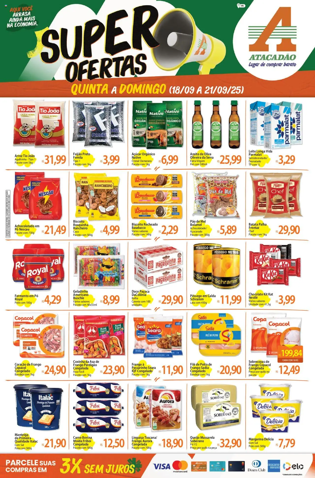 Atacadão folheto "Ofertas - MS" válido a partir de 18/09/2025 - número de página 1