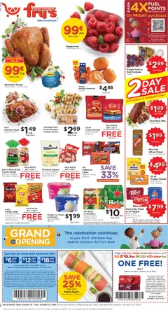 Ad Preview of Fry's Food Weekly Ad from 10/15/2025