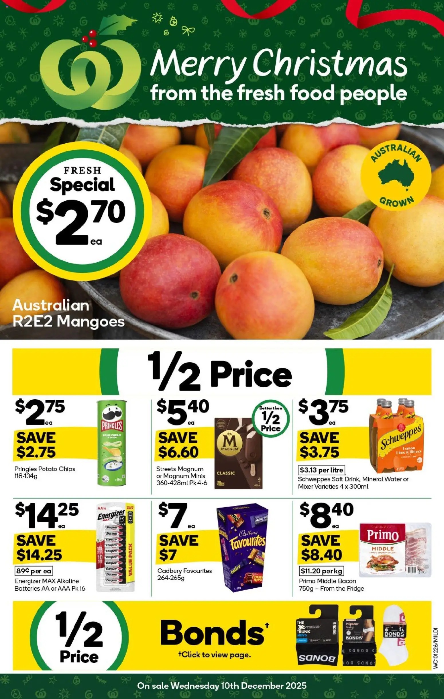 Preview of catalogue Weekly Specials Catalogue MIL from shop Woolworths valid 10/12/2025