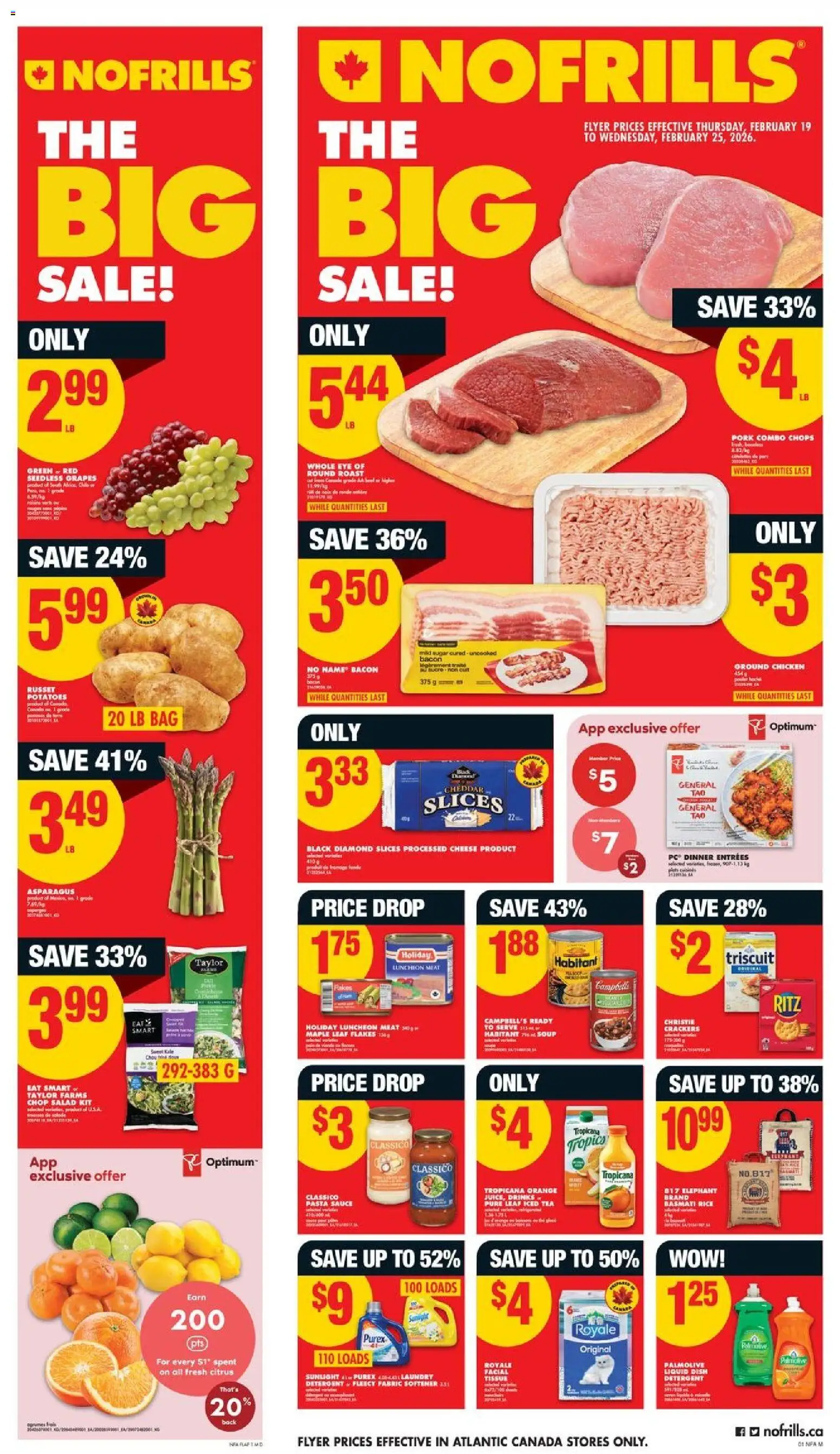 Preview of leaflet Weekly Flyer - NS from shop No Frills is valid from Feb 19, 2026