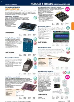 Preview of catalogue Engineering & Scientific Catalogue 2025/2026 from shop Jaycar valid 09/07/2025 | Page: 149