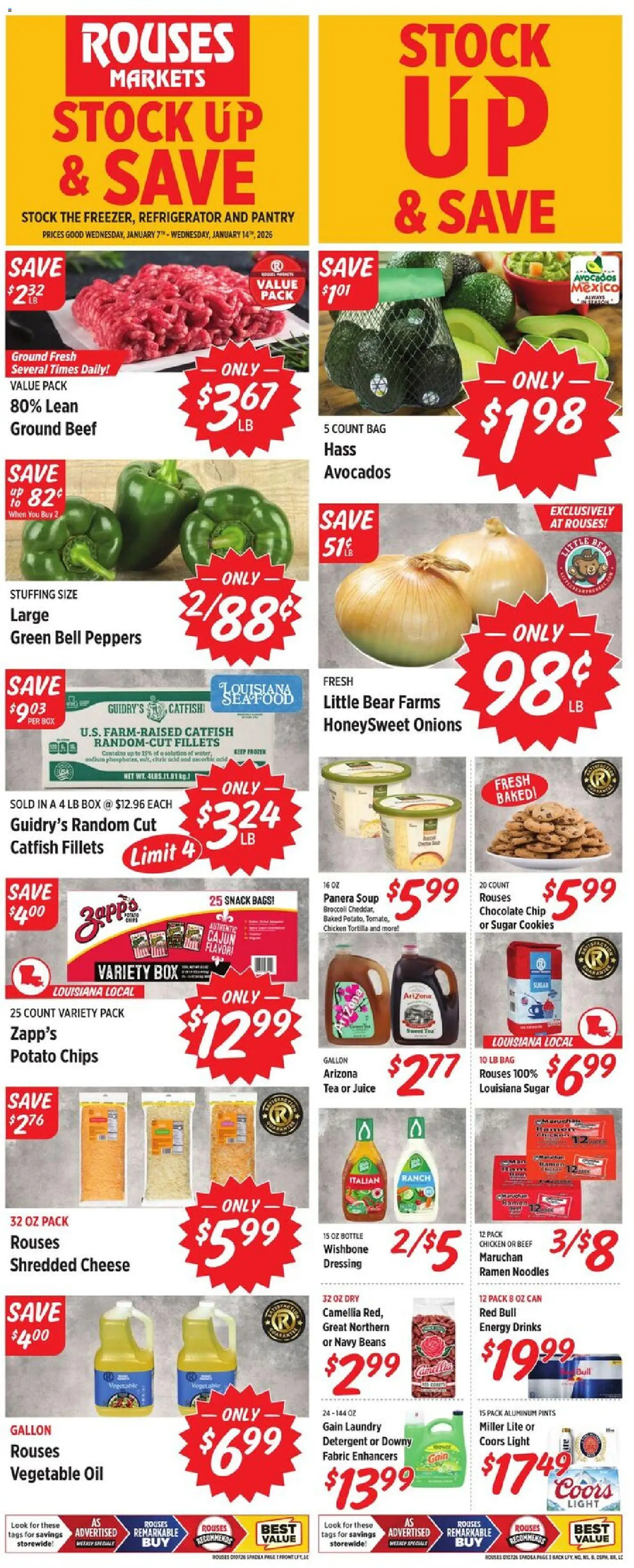 Ad Preview of Rouses Weekly Ad from 01/07/2026