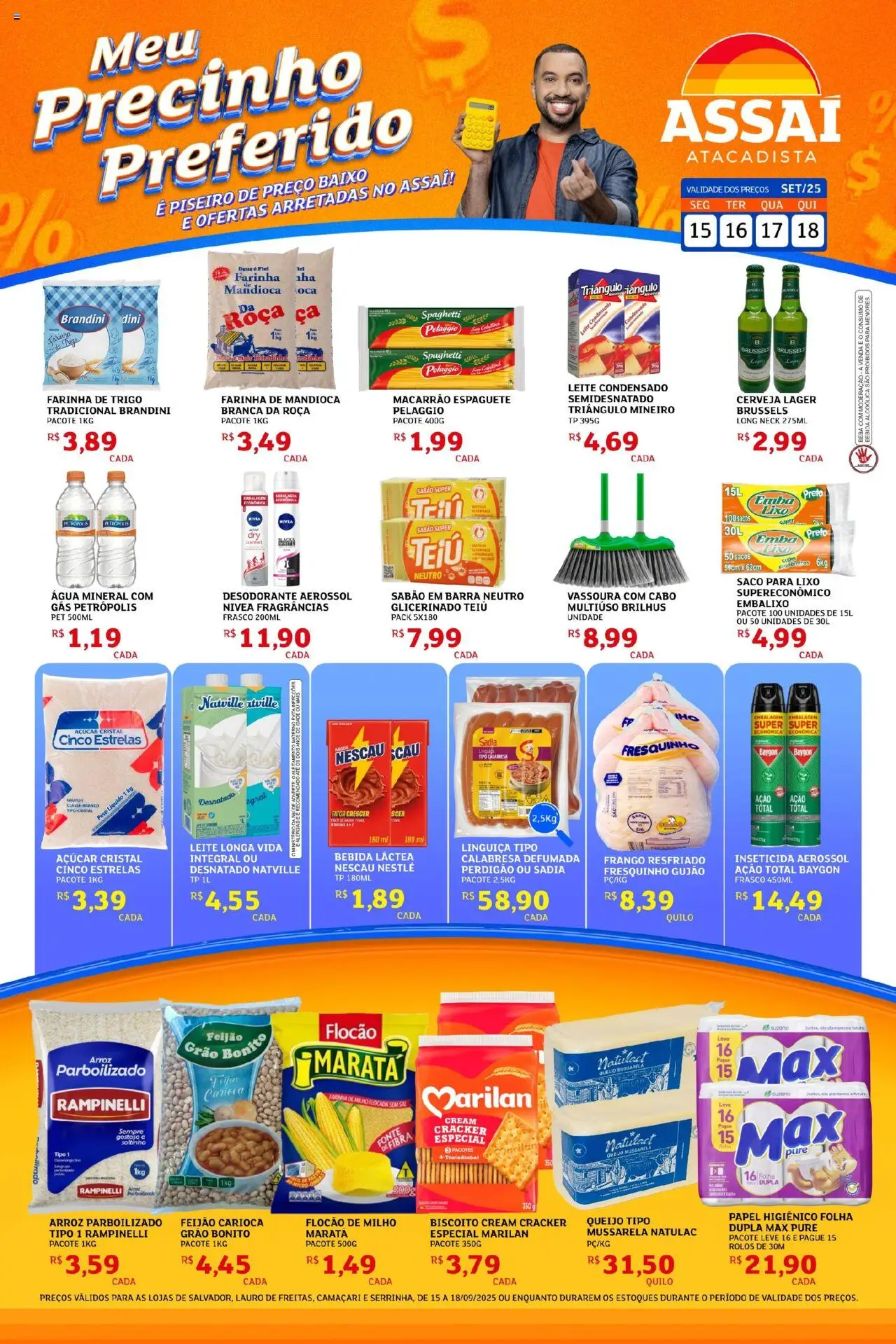 Assaí Atacadista folheto "Encarte - BA" válido a partir de 15/09/2025 - número de página 1