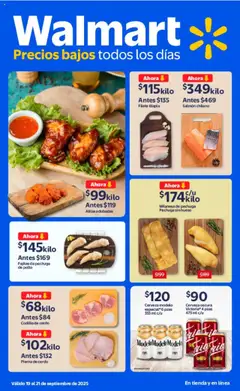 Vista previa las ofertas de la tienda Walmart - Folleto Precios Bajos desde el 19/09/2025 